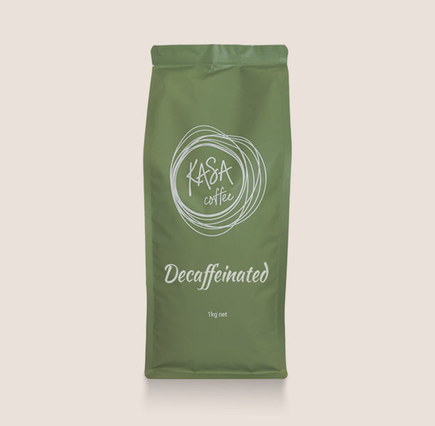 Kasa Coffee Decaf Ground Blend - A rich and smooth decaffeinated coffee option from Providore & Co, perfect for enjoying all the flavor without the caffeine