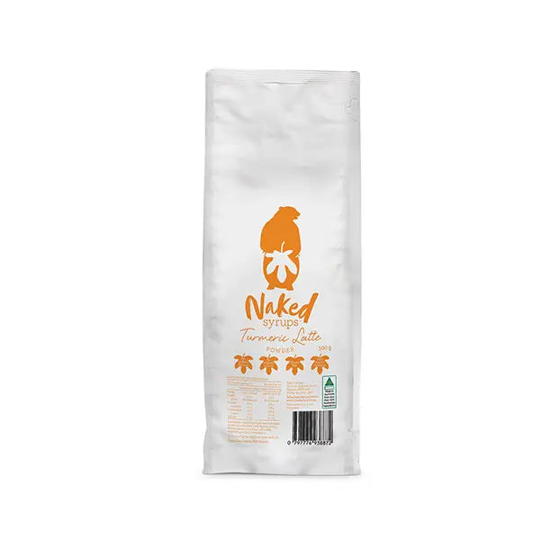 Naked Syrups Turmeric Latte Powder - A harmonious blend of spices and sweetness, perfect for creating an authentic turmeric latte in both hot and cold beverages