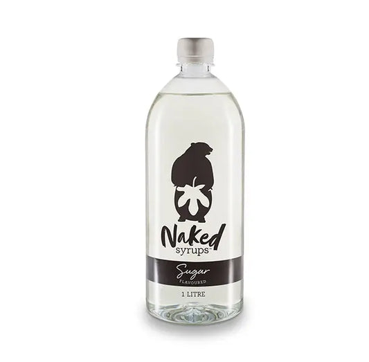 Naked Syrups Liquid Sugar by Providore & Co - Made from real cane sugar, this convenient liquid sugar is perfect for cafes, restaurants, and mobile events, with one pump equal to one teaspoon, ideal for hot and iced coffees, cocktails, and mocktails.